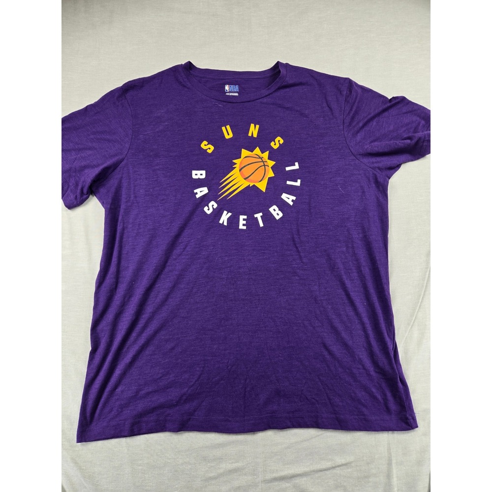 NBA Phoenix Suns Mens 2XL Purple Graphic Basketball T-Shirt